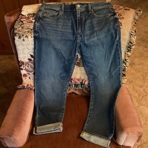 GAP Girlfriend mid rise jeans. Size 30/10. Tapered, and low stretch. New w/tags